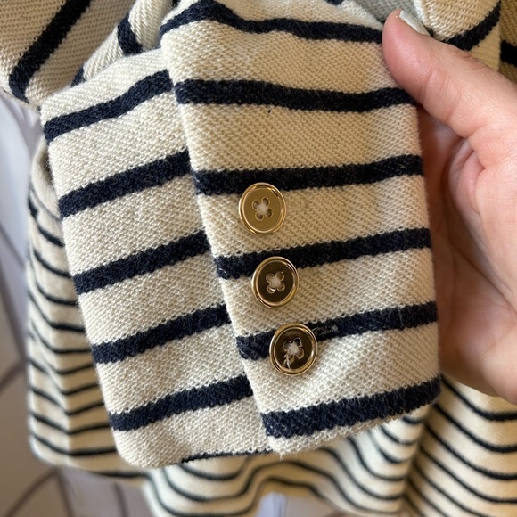 Joie Striped Double-Breasted Blazer - Picture 5 of 7